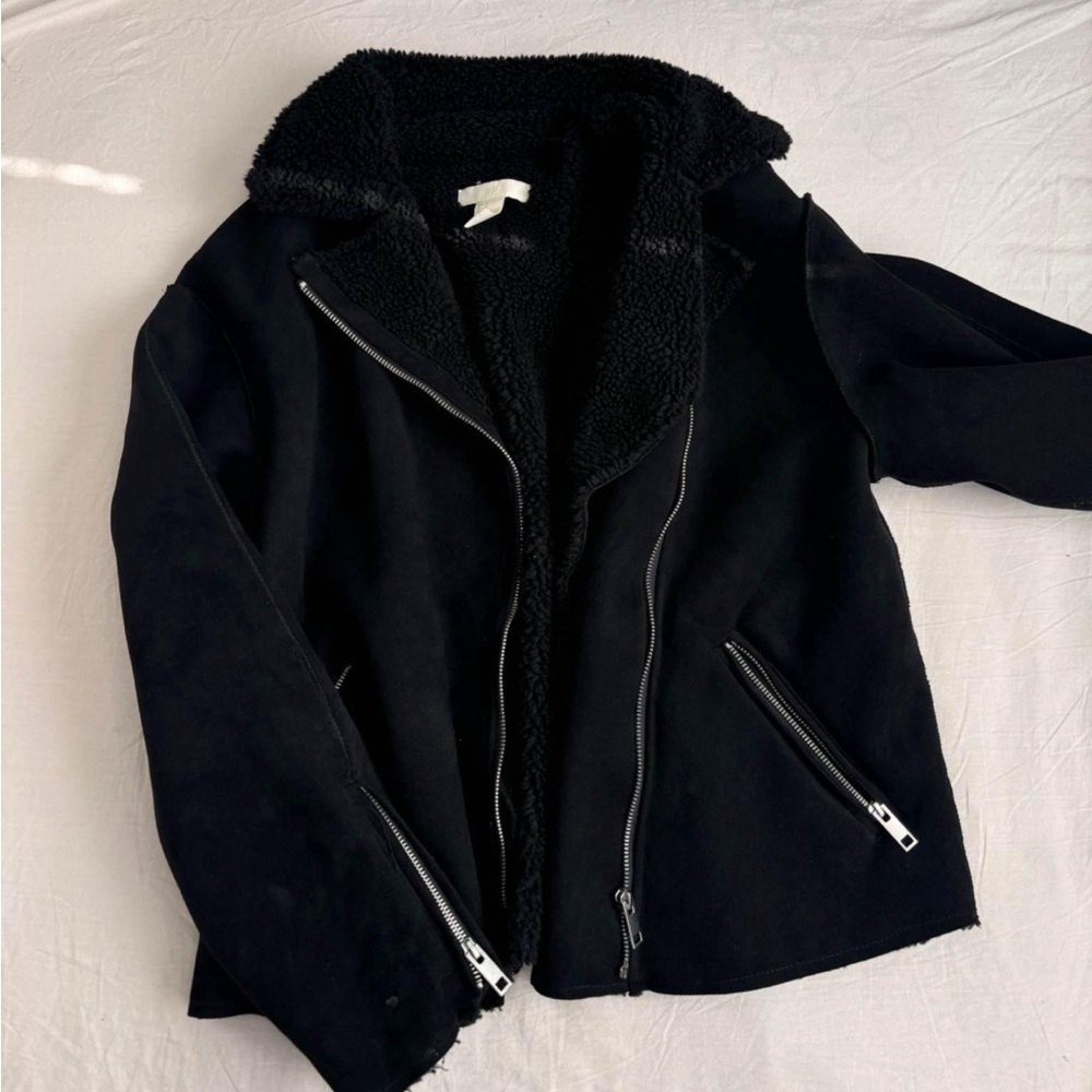 Black biker jacket